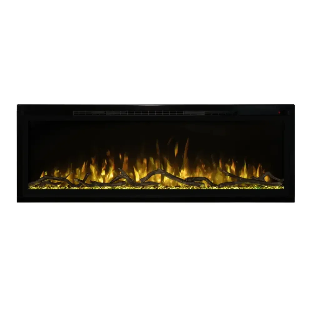 Modern Flames 60 Inch Spectrum Slimline Recessed/Wall Mount Electric Fireplace SPS-60B