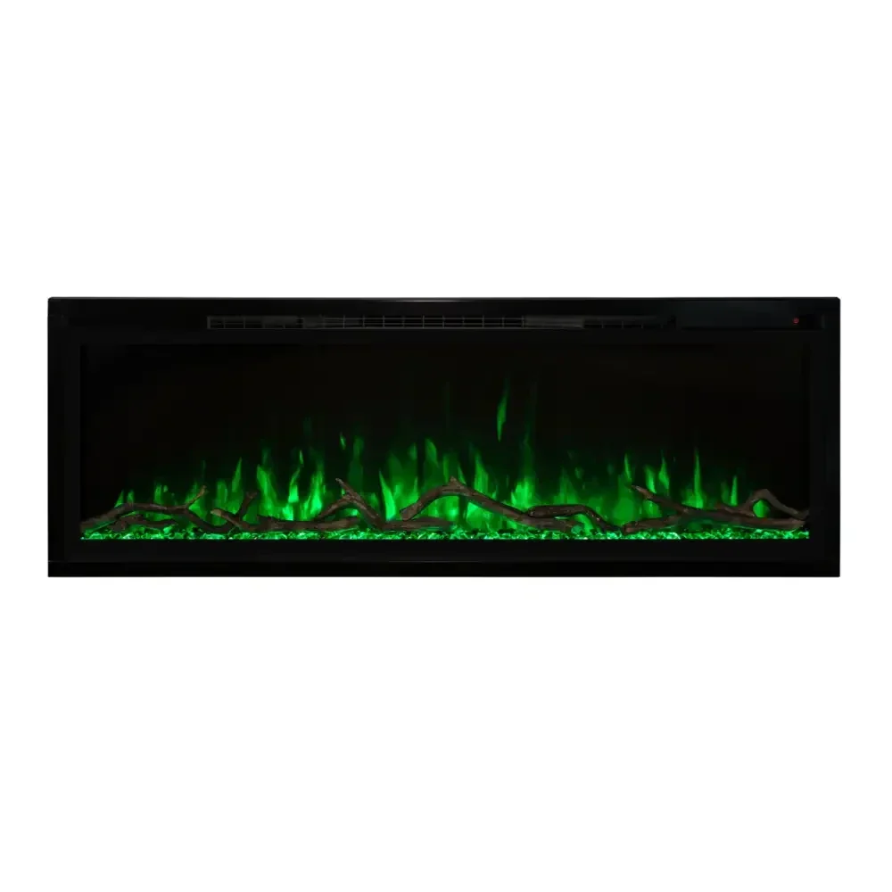 Modern Flames 60 Inch Spectrum Slimline Recessed/Wall Mount Electric Fireplace SPS-60B