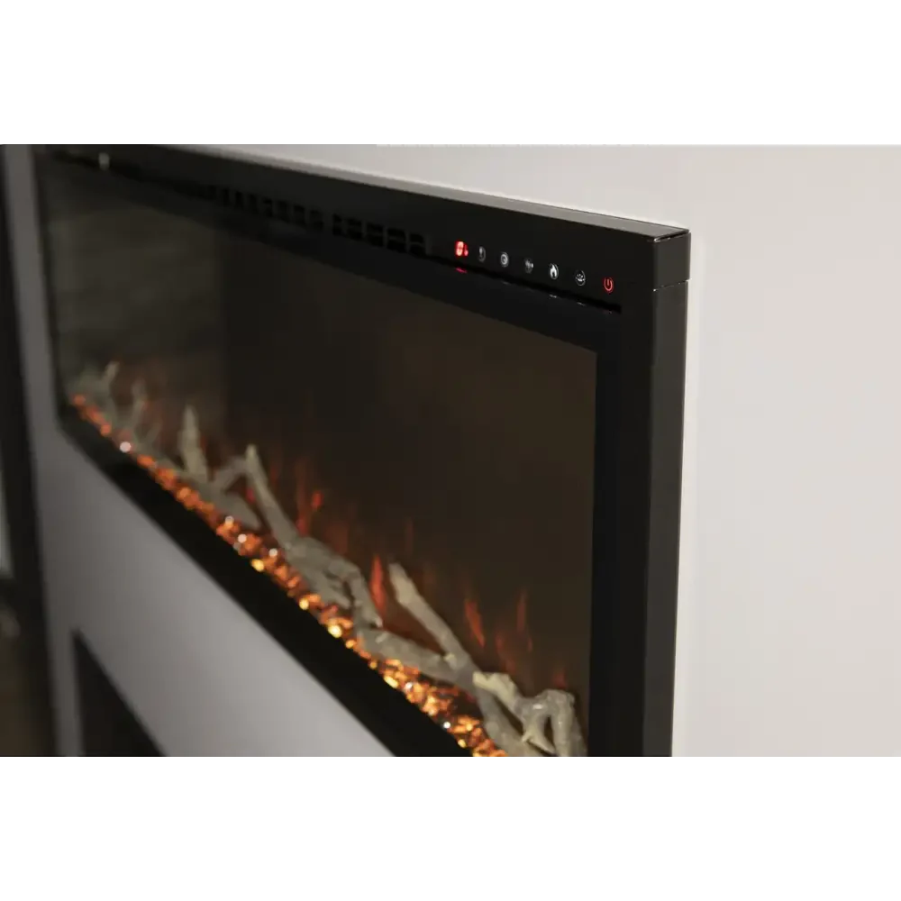 Modern Flames 74 Inch Spectrum Slimline Recessed/Wall Mount Electric Fireplace SPS-74B