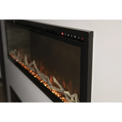 Modern Flames 74 Inch Spectrum Slimline Recessed/Wall Mount Electric Fireplace SPS-74B
