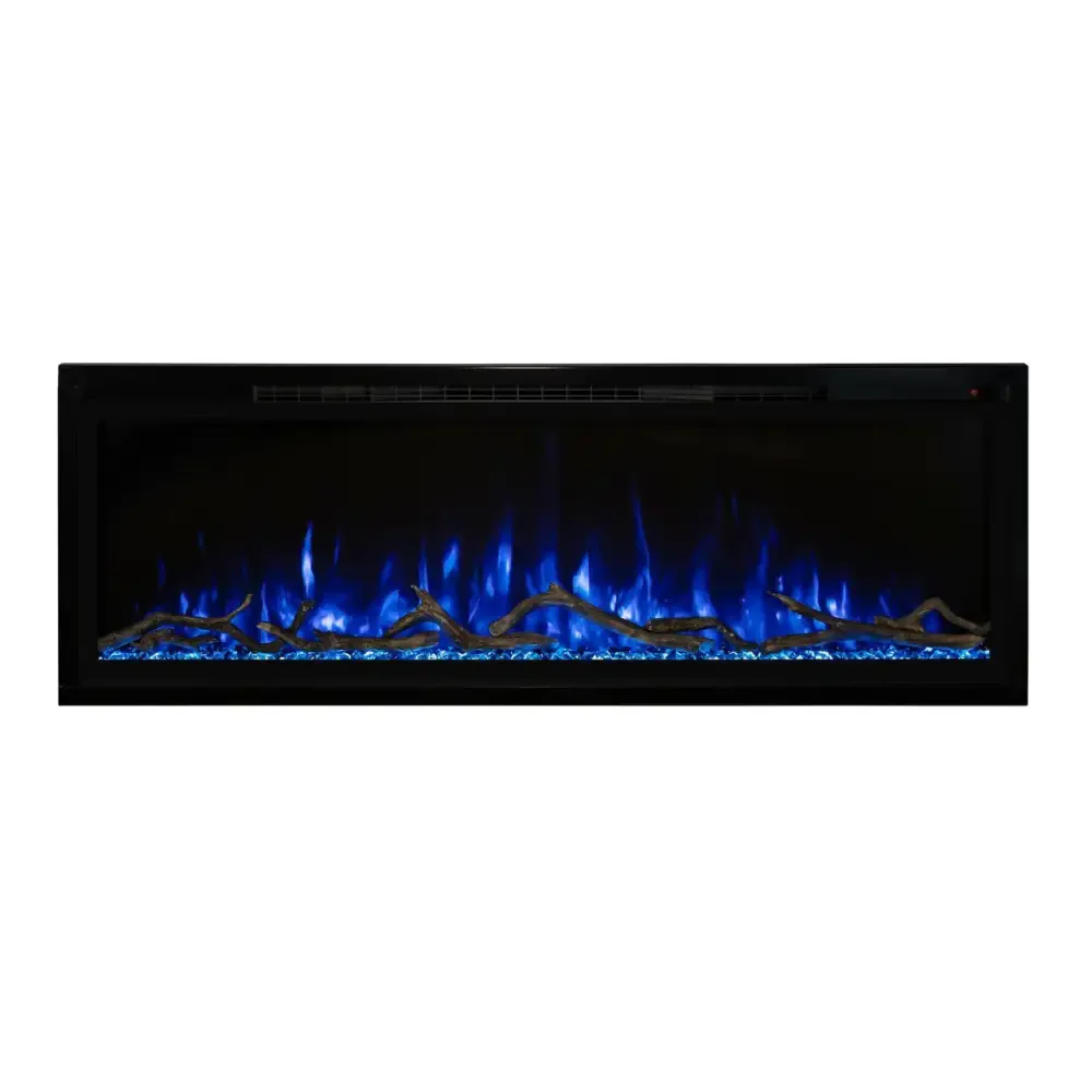 Modern Flames 74 Inch Spectrum Slimline Recessed/Wall Mount Electric Fireplace SPS-74B
