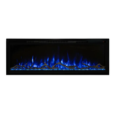 Modern Flames 74 Inch Spectrum Slimline Recessed/Wall Mount Electric Fireplace SPS-74B