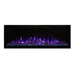 Modern Flames 74 Inch Spectrum Slimline Recessed/Wall Mount Electric Fireplace SPS-74B