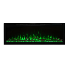 Modern Flames 74 Inch Spectrum Slimline Recessed/Wall Mount Electric Fireplace SPS-74B