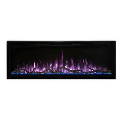 Modern Flames 74 Inch Spectrum Slimline Recessed/Wall Mount Electric Fireplace SPS-74B