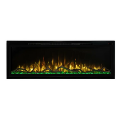 Modern Flames 74 Inch Spectrum Slimline Recessed/Wall Mount Electric Fireplace SPS-74B