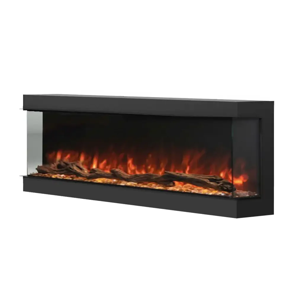 Modern Flames 80 Inch Landscape Pro Multi-Sided Built In Electric Fireplace LPM-8016
