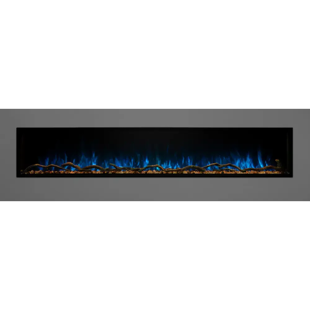 Modern Flames 80 Inch Landscape Pro Slim Built In Electric Fireplace LPS-8014