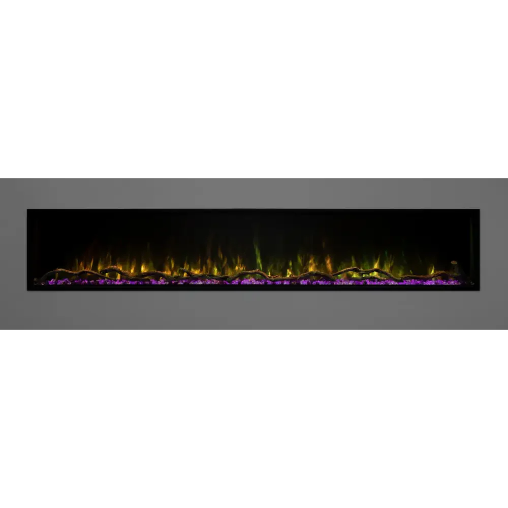 Modern Flames 80 Inch Landscape Pro Slim Built In Electric Fireplace LPS-8014