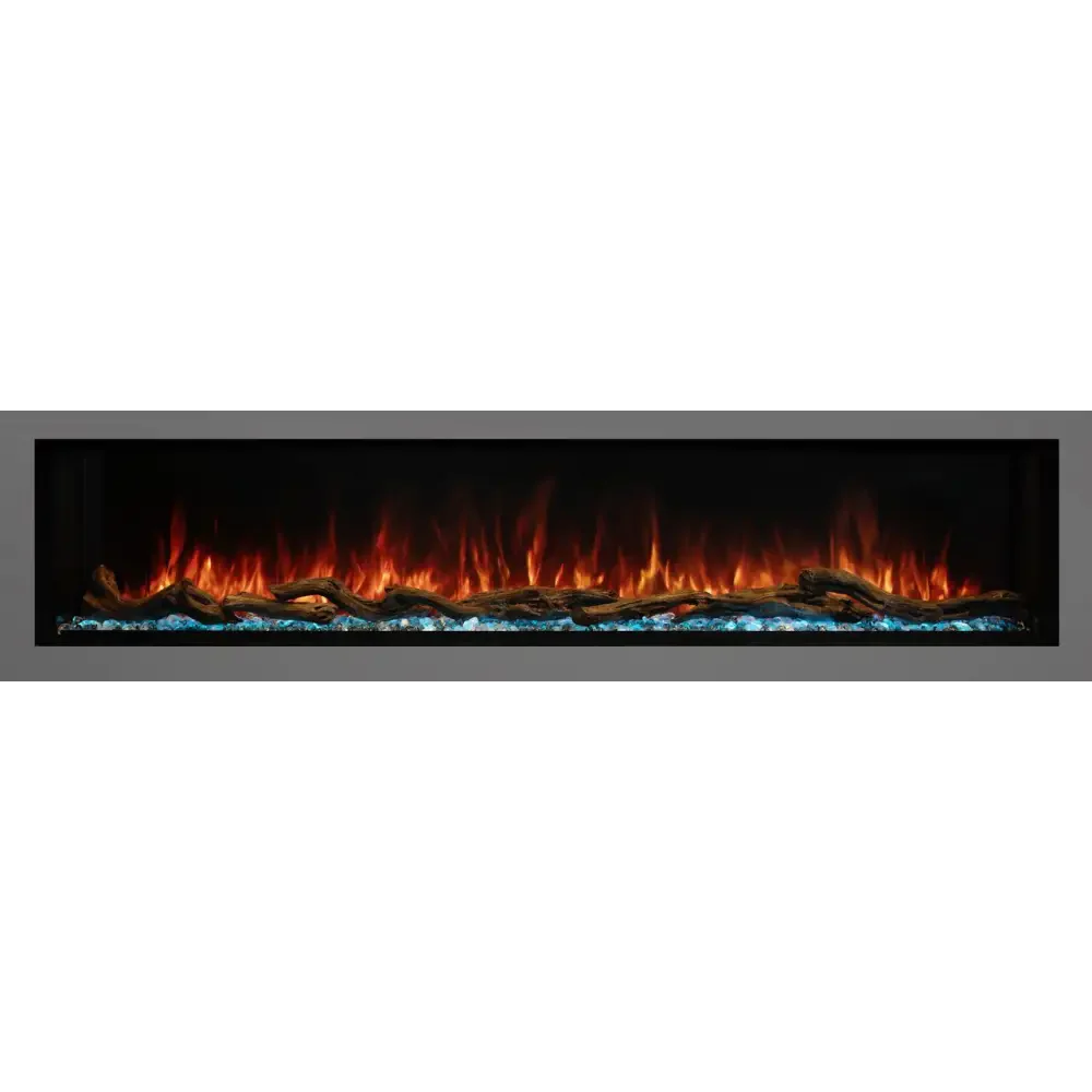 Modern Flames 96 Inch Landscape Pro Multi-Sided Built In Electric Fireplace LPM-9616