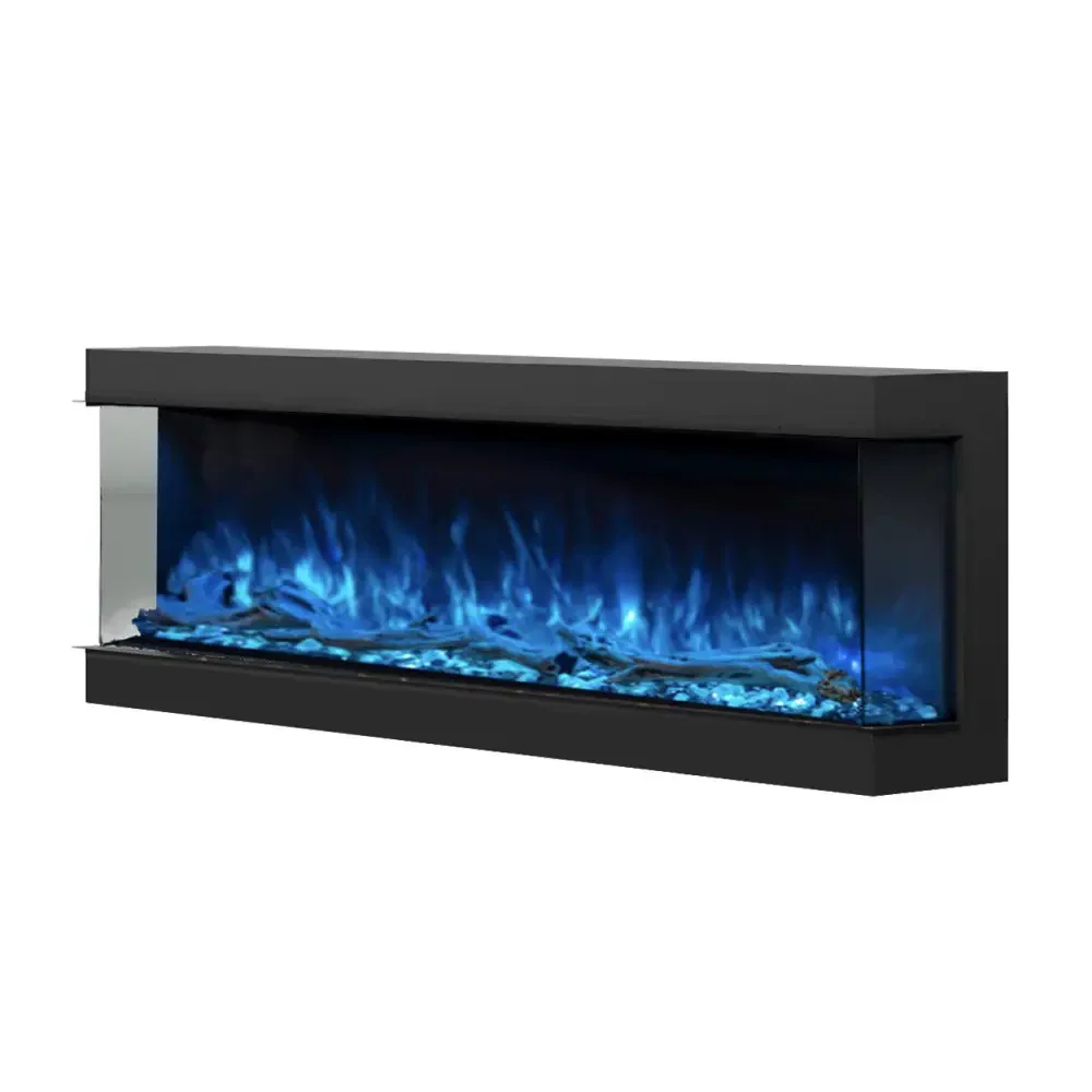 Modern Flames 96 Inch Landscape Pro Multi-Sided Built In Electric Fireplace LPM-9616