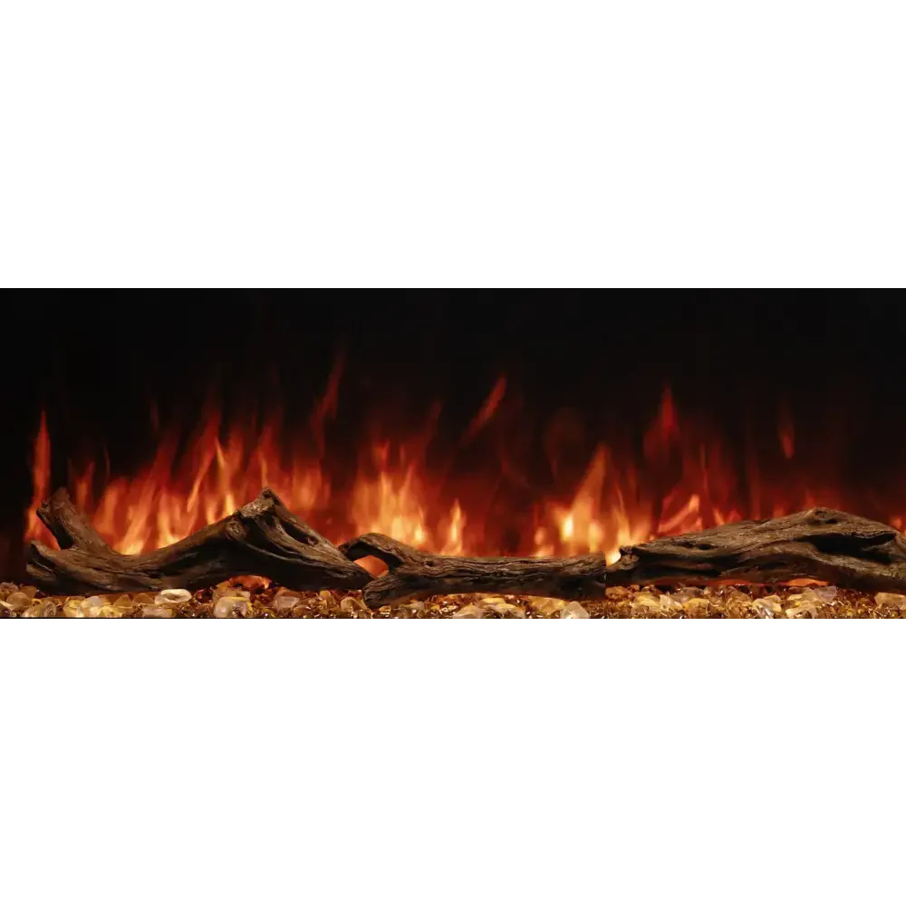 Modern Flames 96 Inch Landscape Pro Multi-Sided Built In Electric Fireplace LPM-9616