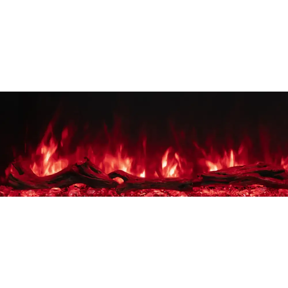 Modern Flames 96 Inch Landscape Pro Multi-Sided Built In Electric Fireplace LPM-9616