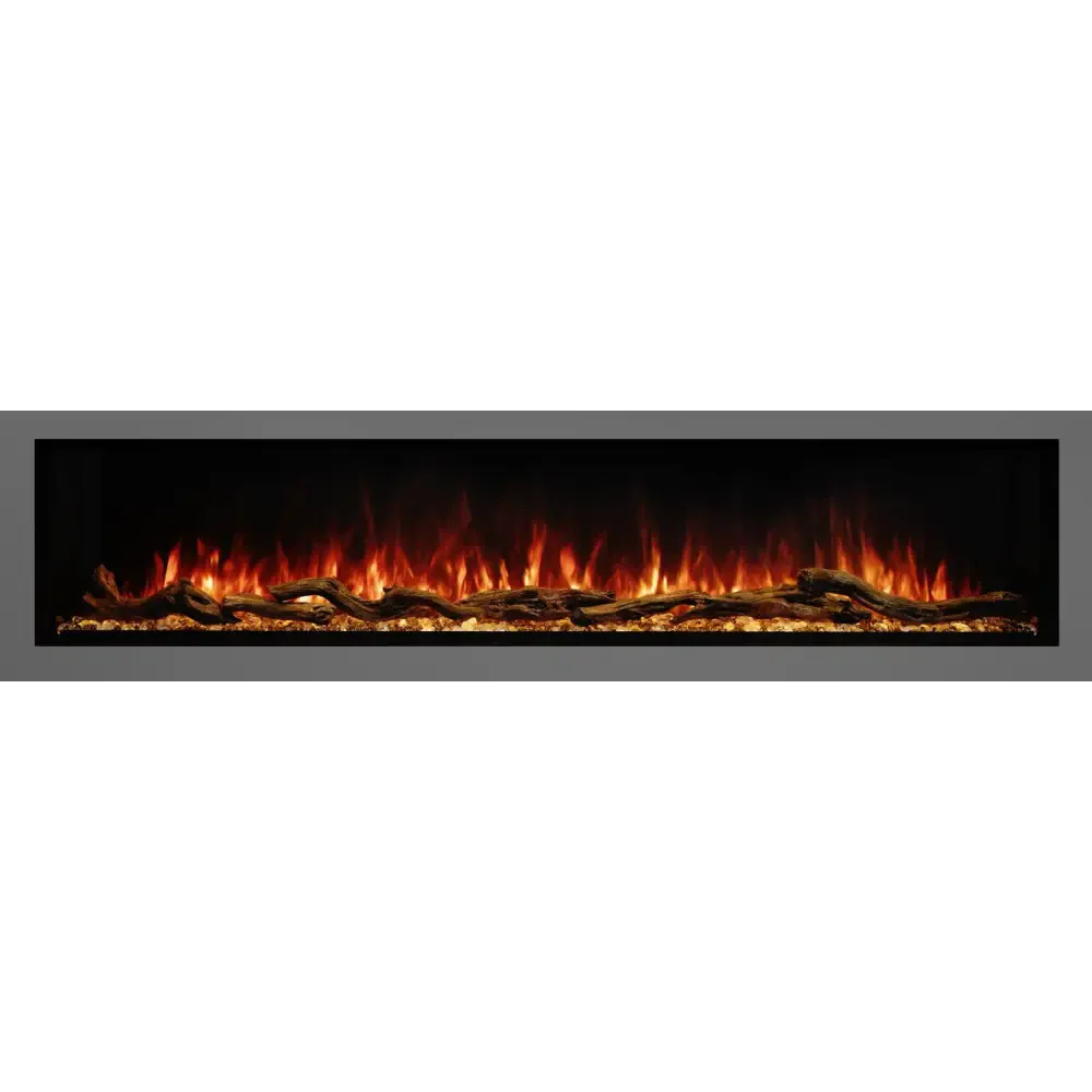 Modern Flames 96 Inch Landscape Pro Multi-Sided Built In Electric Fireplace LPM-9616