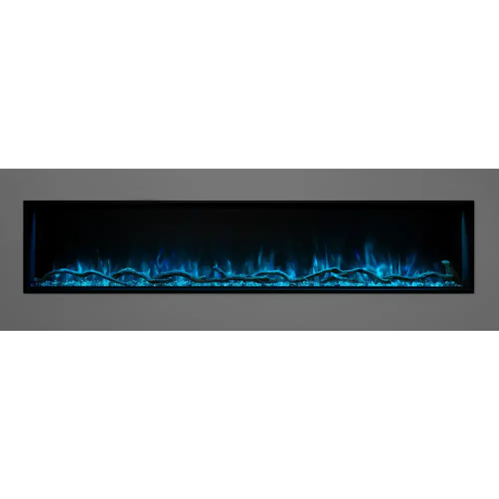 Modern Flames 96 Inch Landscape Pro Slim Built In Electric Fireplace LPS-9614