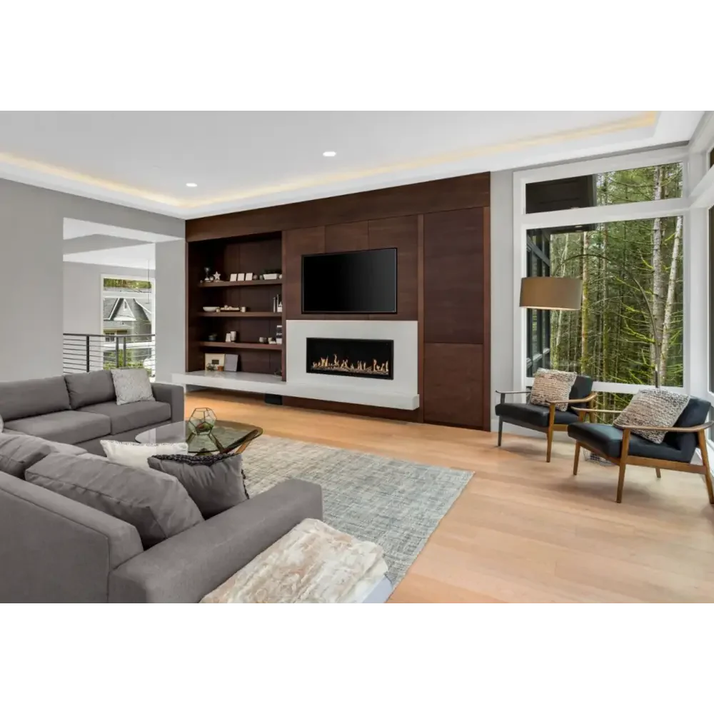 Modern Flames 100 Inch Orion Slim Heliovision Electric Fireplace OR100-SLIM