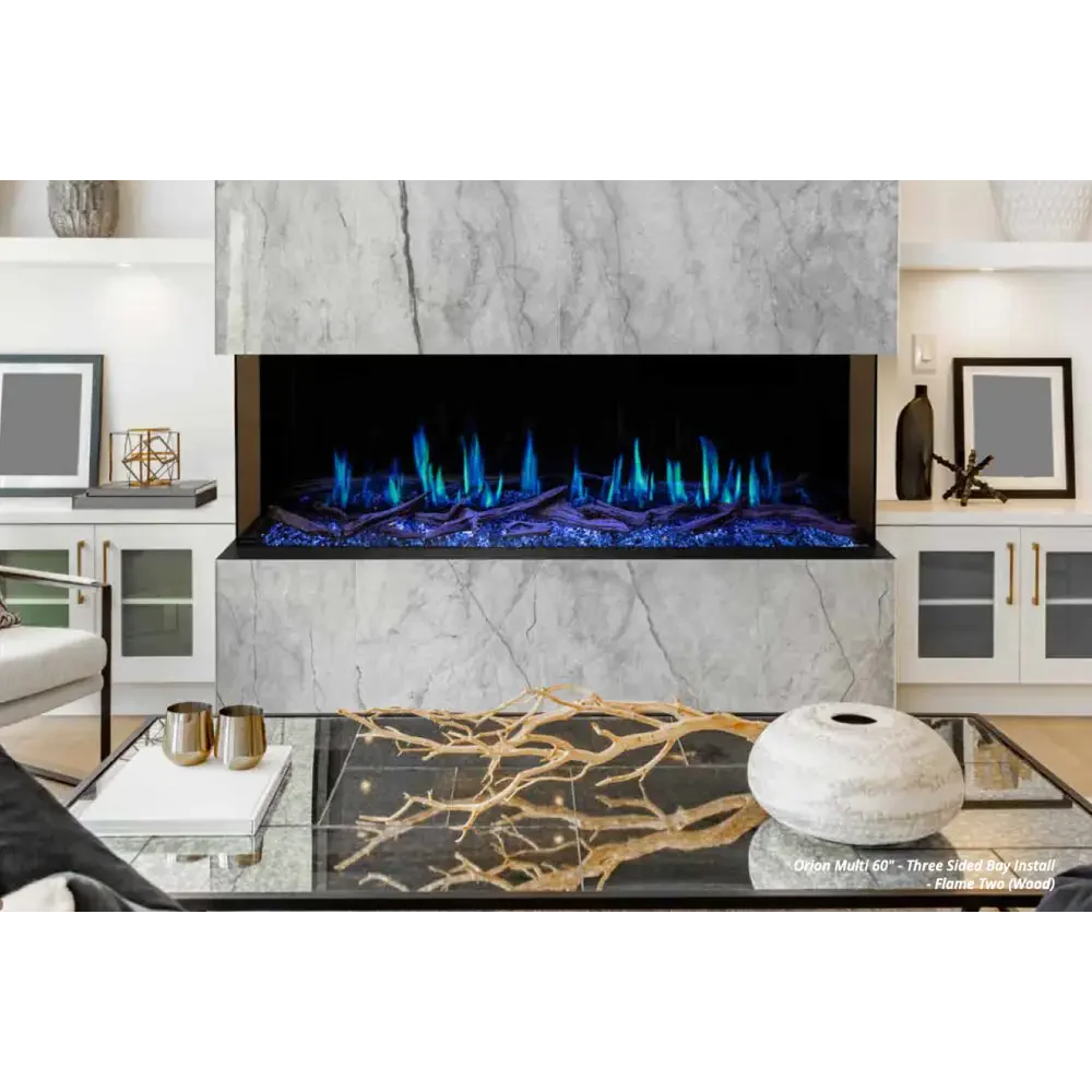 Modern Flames 60 Inch Orion Multi Heliovision Electric Fireplace OR60-MULTI