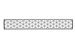 Infratech Motif Contemporary Fascia Kit for Double Element Heater | Black
