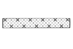 Infratech Motif Traditional Fascia Kit for Single Element Heater | Black