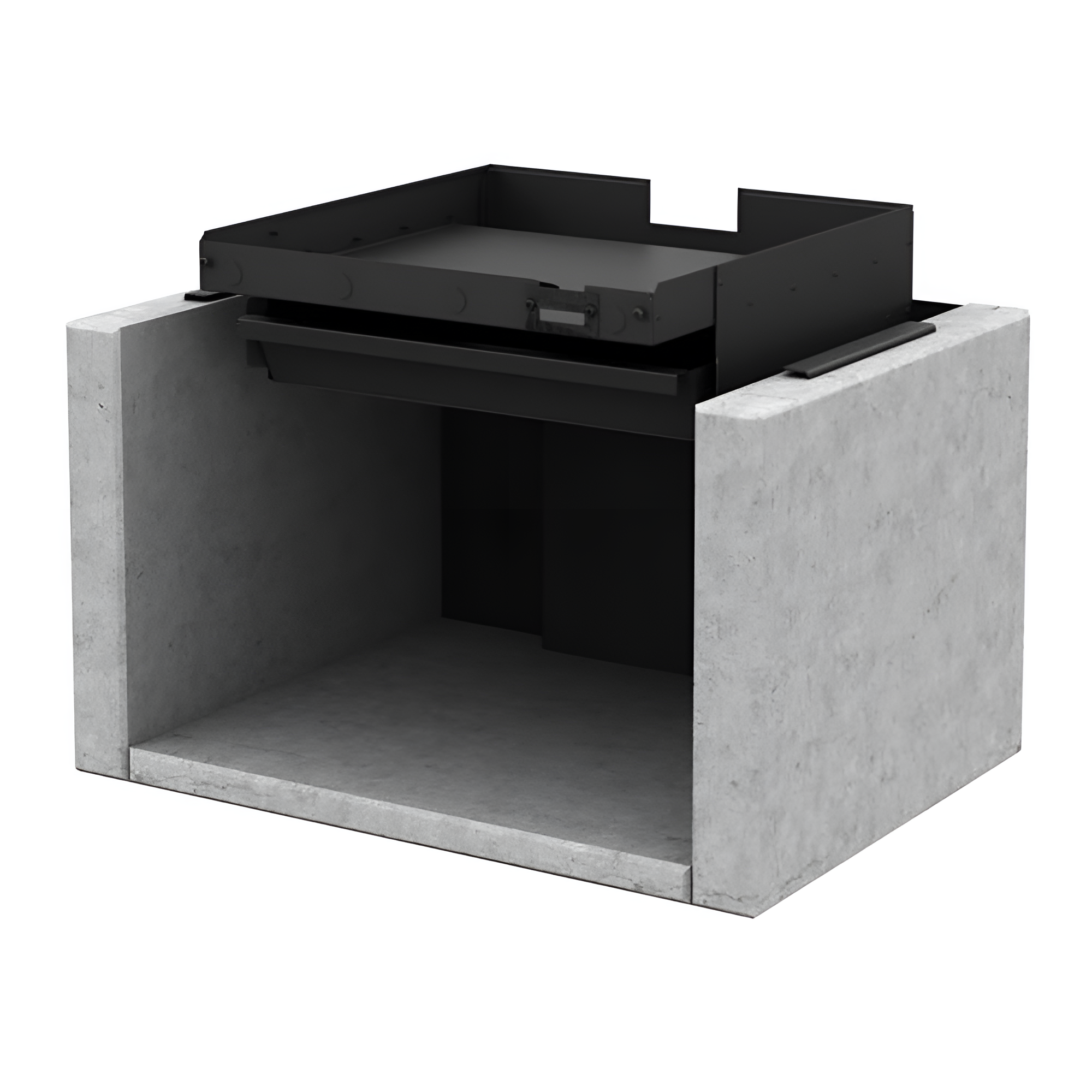 Soap Stone Base Kit With Log Storage & Ash Drawer - OA10241