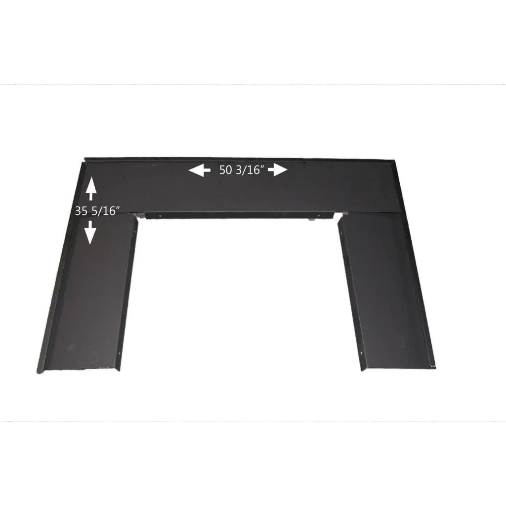 Buck Stove Oversize Trim Kit for Gas and Wood Stove Indoor PA FP38412-BLK