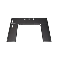 Buck Stove Oversize Trim Kit for Gas and Wood Stove Indoor PA FP38412-BLK