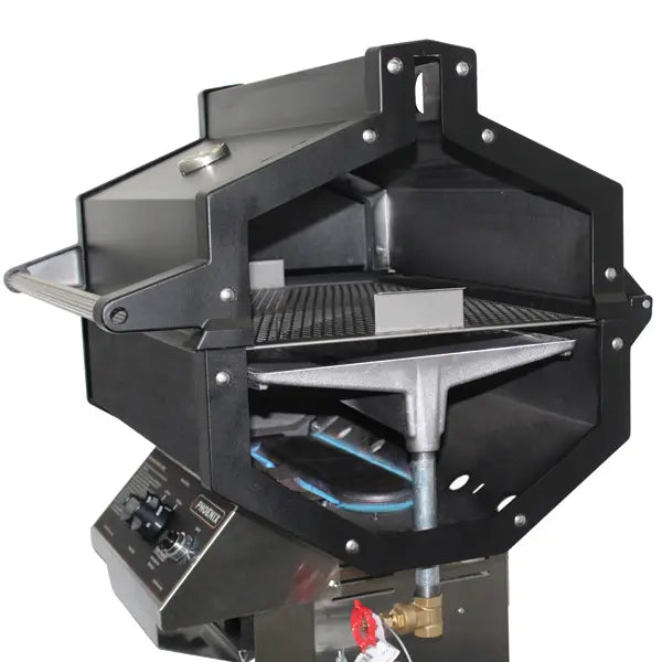 Phoenix 54 Inch Freestanding Liquid Propane Grill with 2 Standard Burners, on 4 Legged Open Cart SDRIV4LDD