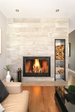 Valcourt Frontenac Guillotine Door Wood-Burning Fireplace Package Indoor FP11 Series