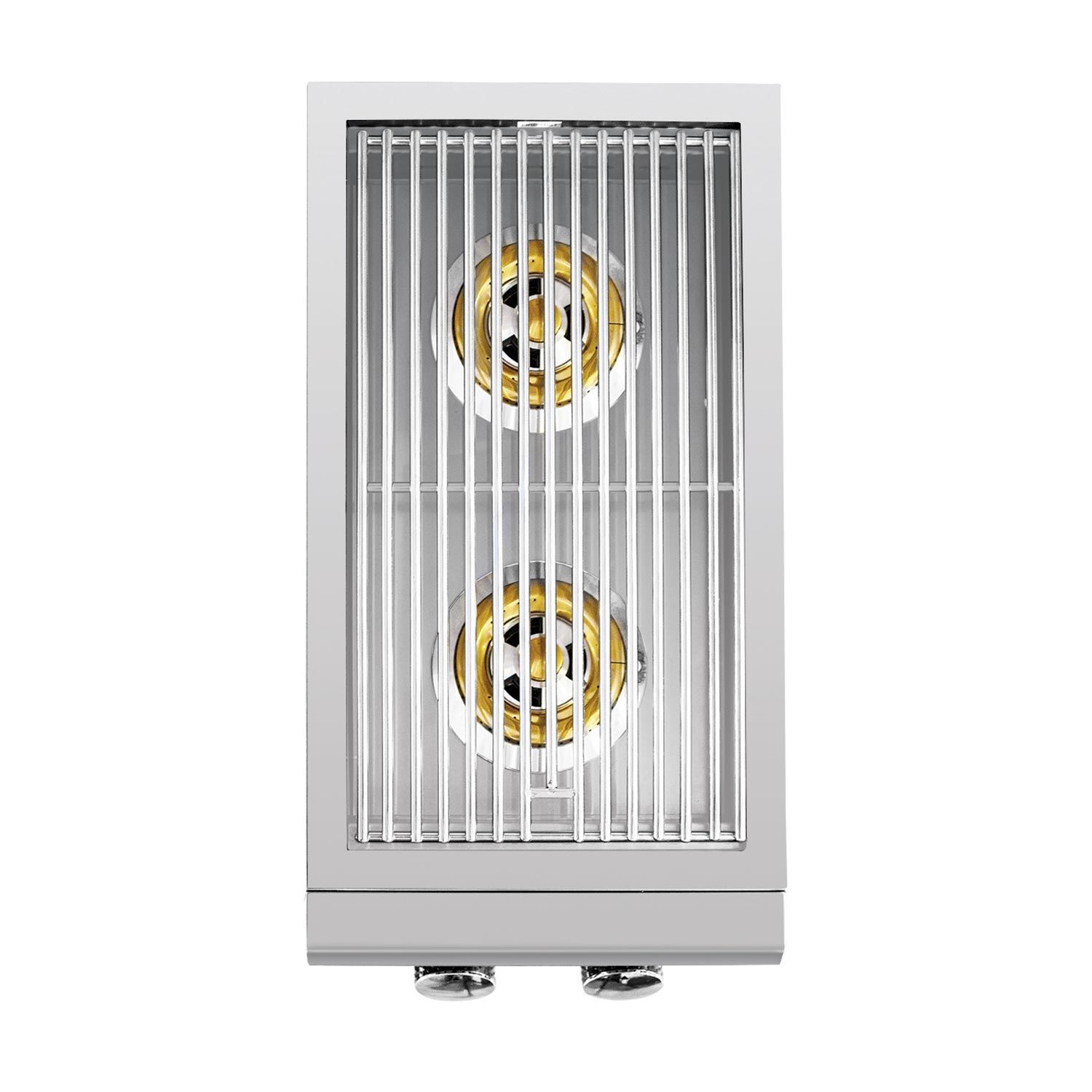 Summerset Standard Sizzler Pro Series Double Side Burner Two 12000 BTU Brass Burners Built-In Outdoor SIZPRO-SB2