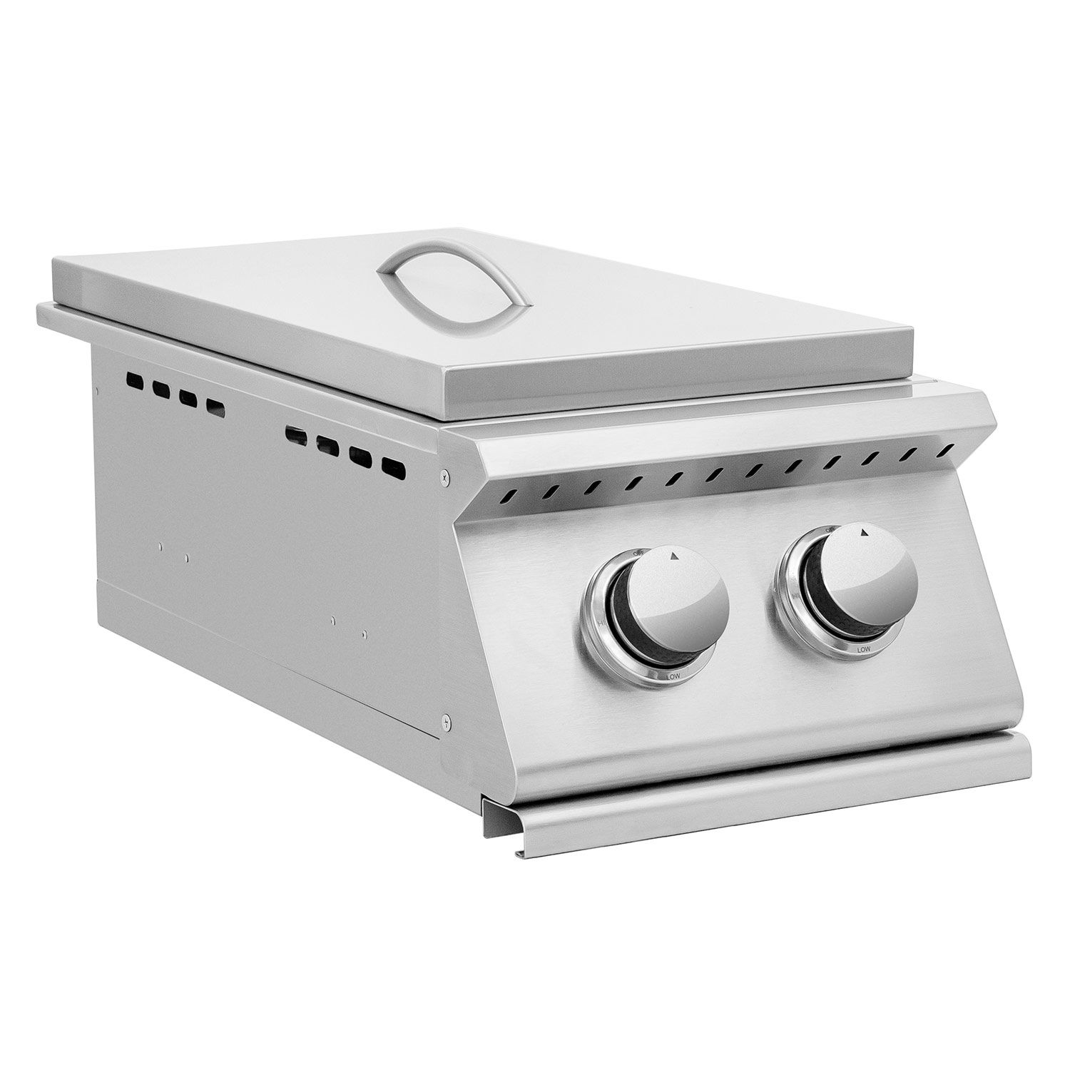 Summerset Standard Sizzler Series Double Side Burner Two 12000 BTU Outdoor SIZSB2-LP