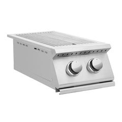 Summerset Standard Sizzler Series Double Side Burner Two 12000 BTU Outdoor SIZSB2-LP