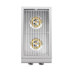 Summerset Standard Sizzler Series Double Side Burner Two 12000 BTU Outdoor SIZSB2-LP