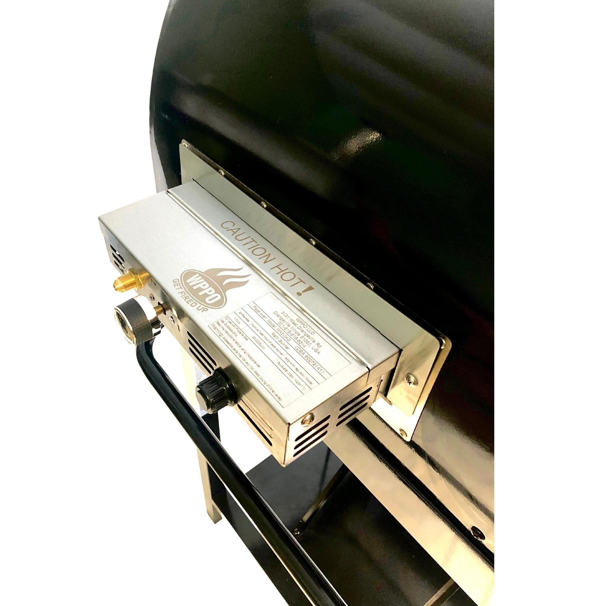 WPPO 25-in Traditional Series Hybrid Gas Fired Pizza Oven Cart Mount - TRAD-25-GAS