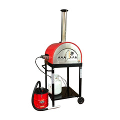 WPPO 25-in Traditional Series Hybrid Gas Fired Pizza Oven Cart Mount - TRAD-25-GAS