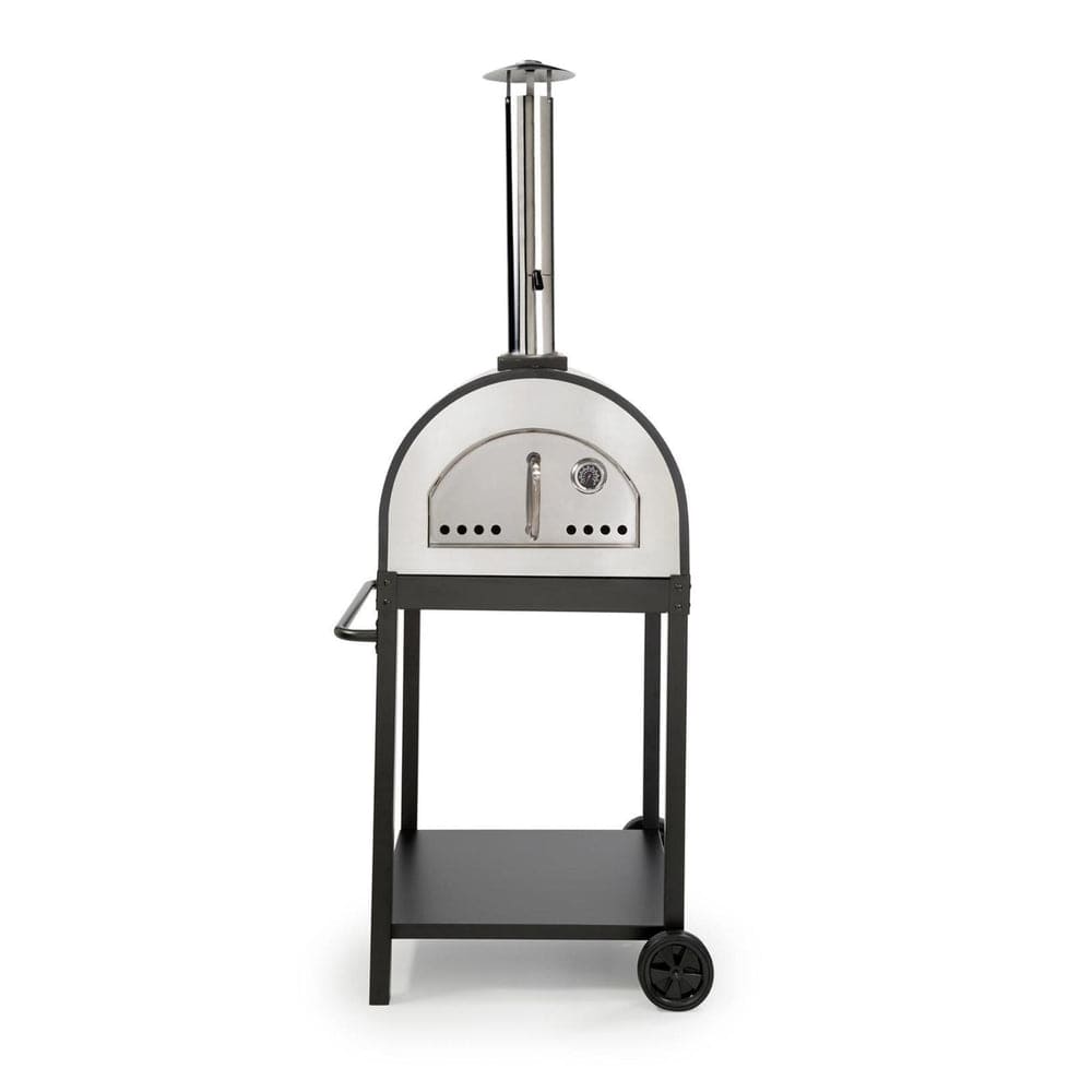 WPPO 25-in Traditional Series Wood Fired Pizza Oven with Black Stand - WKE-04-RED