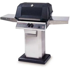 MHP WNK4DD Gas Grill With Stainless Steel Shelves And Stainless Grids