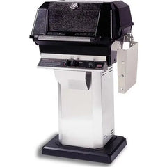 MHP JNR4DD Gas Grill With Stainless Steel Shelves And Stainless Grids