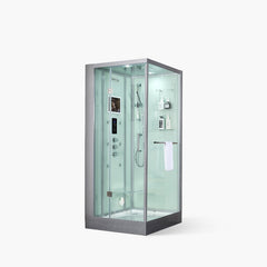 Maya Bath Platinum Arezzo-L Steam Shower – Luxury Whirlpool Spa with Smart TV & Massage Jets