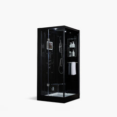 Maya Bath Platinum Arezzo-L Steam Shower – Luxury Whirlpool Spa with Smart TV & Massage Jets