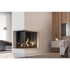 Faber 37x26-Inch 3326 Series Matrix 2-Sided Left Propane Fireplace Indoor FMG3726L-LP