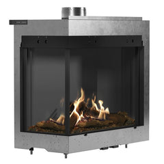 Faber 37x26-Inch 3326 Series Matrix 2-Sided Left Propane Fireplace Indoor FMG3726L-LP