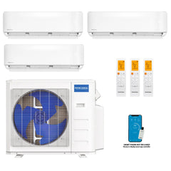 MRCOOL DIY 3-Zone 27K BTU Mini-Split Heat Pump (6K + 6K + 12k) – 23 SEER2, 230V
