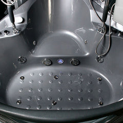 Maya Bath Valencia Steam Shower – Compact Corner Whirlpool Spa with TV, MP3 Audio & Full-Body Massage