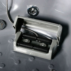Maya Bath Valencia Steam Shower – Compact Corner Whirlpool Spa with TV, MP3 Audio & Full-Body Massage