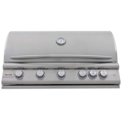 Blaze LTE+ 40-Inch 5-Burner Built-In Gas Grill with Triangular Searing Rods and Rear Infrared Burner – BLZ-5LTE3