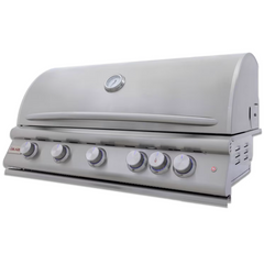 Blaze LTE+ 40-Inch 5-Burner Built-In Gas Grill with Triangular Searing Rods and Rear Infrared Burner – BLZ-5LTE3