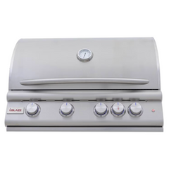Blaze LTE+ 32-Inch 4-Burner Built-In Gas Grill with LED Knobs and Rear Infrared Burner – BLZ-4LTE3