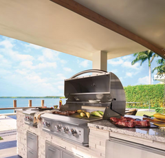 Blaze Profesisonal Series 34-Inch Built-In Gas Grill with Hex Grates and Rear Infrared Burner – BLZ-3PRO