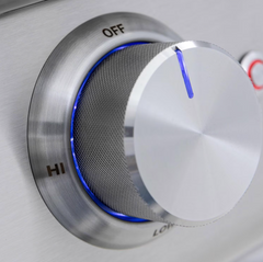 Blaze LTE+ 32-Inch 4-Burner Built-In Gas Grill with LED Knobs and Rear Infrared Burner – BLZ-4LTE3