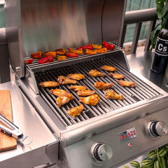 Blaze 21-Inch Built-In Electric Grill with 1,500W Heating Element and Triangular Grates – BLZ-ELEC-21